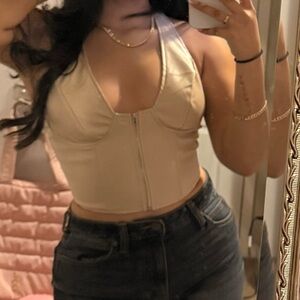 Elegant Cream Women's Top